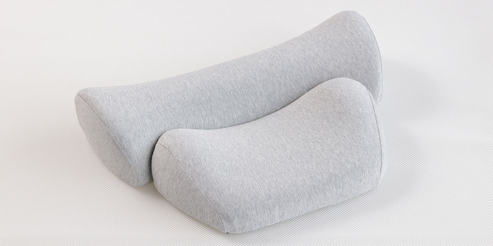 上質で快適 SurvaQ サバキュー ヒーター付（グレー） ダブル枕 枕 